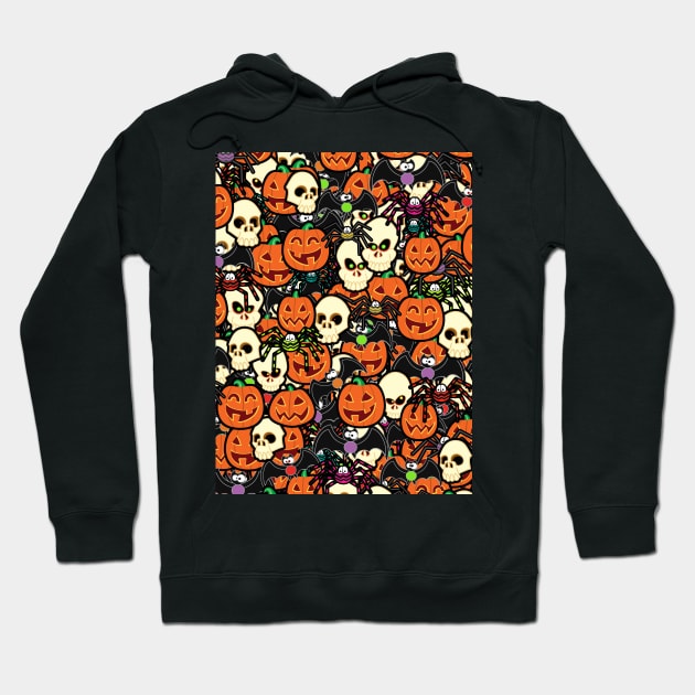 Halloween Hullabaloo Hoodie by SquareDog